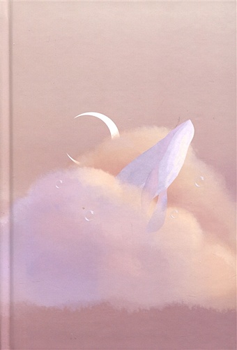 Книга для записей А5 100л кл. Whale in the clouds 7БЦ, мат.ламинация, ляссе, ассорти, инд.уп. мешок для сменной обуви unicorn in the clouds