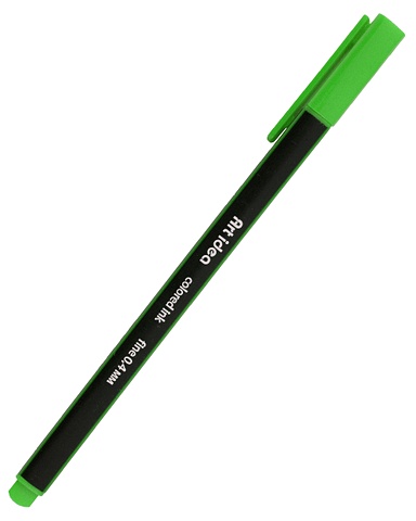 Ручка капиллярная светло-зеленая, Art idea цена и фото
