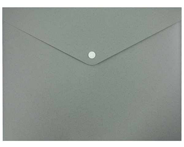 Папка-конверт А4 на кнопке пластик 0,30мм, ассорти