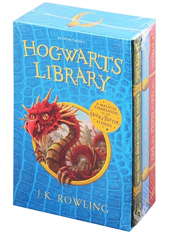 rowling joanne fantastic beasts and where to find them illustrated edition Роулинг Джоан Hogwarts Library (комплект из 3 книг в футляре)