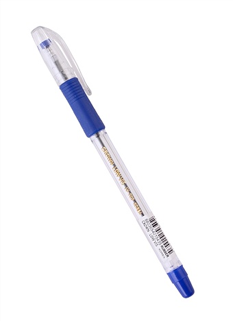 Ручка шариковая синяя Low Vis 0,7мм, Crown