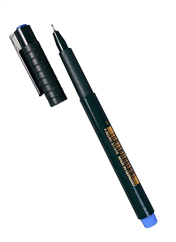 Ручка капиллярная синяя FINEPEN 0,4мм ручка роллер faber castell ручка роллер faber castell free ink синяя 1 5мм