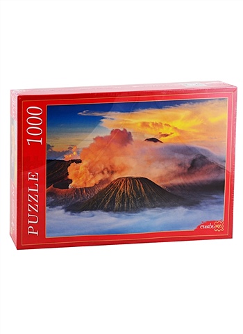 цена Пазл «Вулканы в Индонезии», 1000 деталей