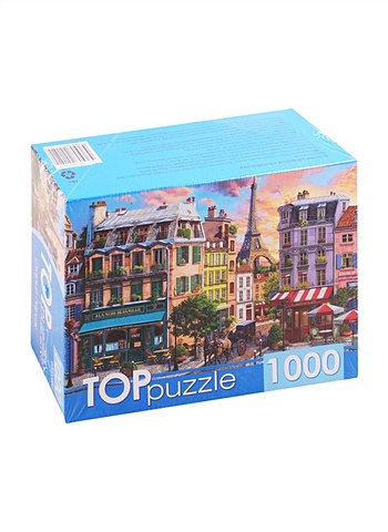 Пазл TOPpuzzle Старый Париж, 1000 элементов пазл два спящих котенка toppuzzle 1000 элементов гитп1000 2142