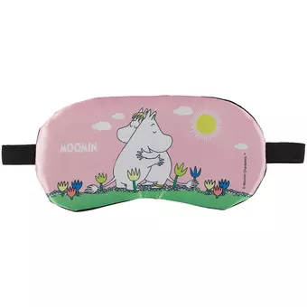 Маска для сна MOOMIN Муми-тролль и Фрекен Снорк обнимаются (пакет)