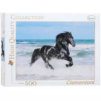 Пазл Clementoni 500 эл. Классика.30175 Вороной конь в море