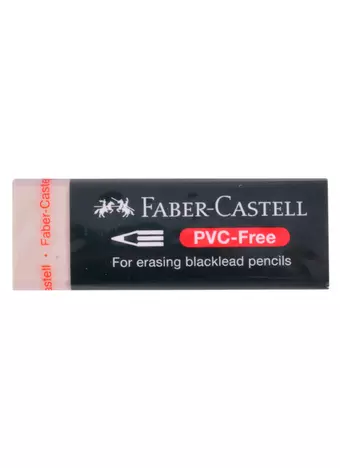 цена ЛастикPVC-free, прямоугольный, картонный футляр, 31*23*12мм, Faber-Castell