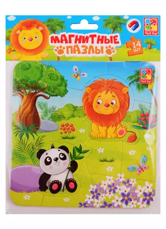 Магнитные пазлы Vladi Toys Зоопарк