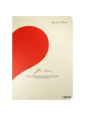 Тетрадь в линейку Lenwa, For love, B5, 48 листов