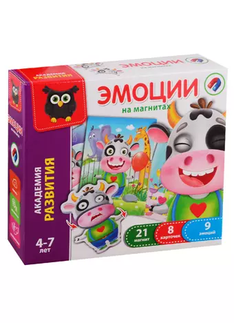 Игра настольная Vladi Toys Эмоции на магнитах