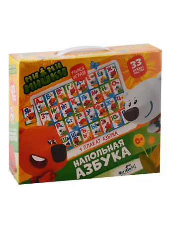 Пазл ORIGAMI/Оригами Напольный МиМиМишки. АЗБУКА А2.32 элемента + плакат 04235