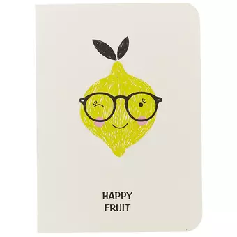 Записная книжка «Happy fruit», 20 листов, А7