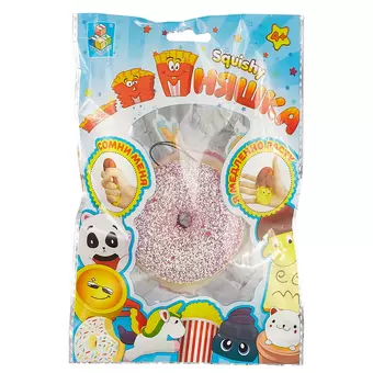 1toy Игрушка-сквиши Мммняшка squishy Мини-пончик (Т12411) (TOY1) (упаковка) (3+)