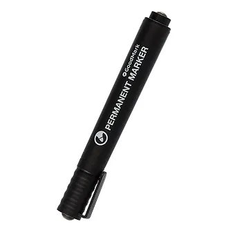 Маркер перманентный GoodMark, черный 2,5 мм