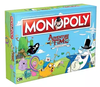 НИ Monopoly Adventure Time/Монополия Время приключений (А87891210) (Hasbro) (8+) (коробка)