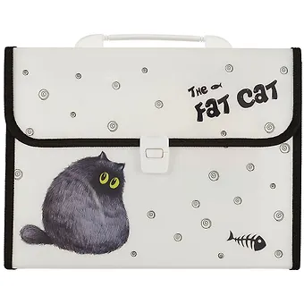 Портфель «Fat cat», А4, 12 отделением