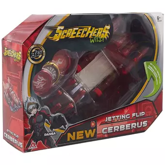 Игрушка ТМ Screechers Wild Дикие Скричеры. Турбо-Скричер 2-в-1 Церберус