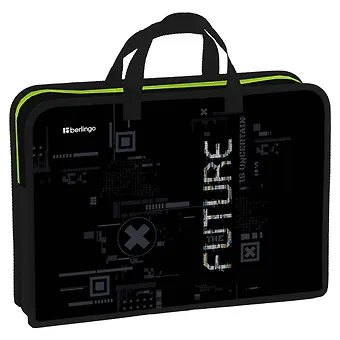 Папка для тетрадей А4 FutureX пластик, текст.ручки