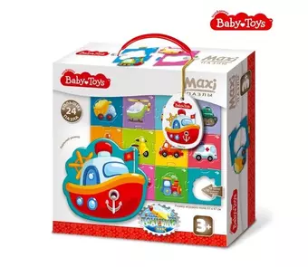 Пазл MAXI BABY TOYS Техника 24эл.поле 61*47см