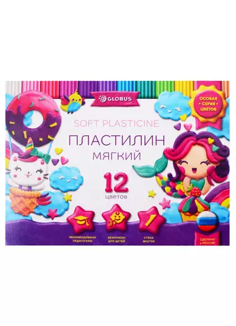 Пластилин 12цв 240гр 