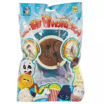 1toy игрушка-сквиши Ммняшка Чашка кофе (21 г.) (6/5/5) (Т12405) (упаковка) (3+)