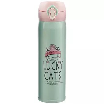 Термос Кот Lucky cats (металл) (500мл) (12-16468-0080)