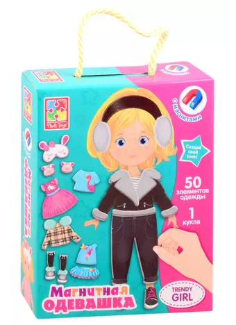 Магнитная игра-одевашка ТМ Vladi Toys Family  look