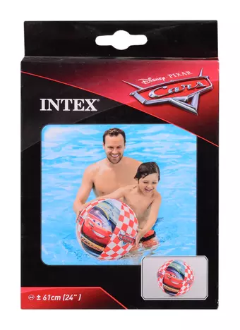 Мяч пляжный 61 см. Тачки INTEX. Арт. 58053NP