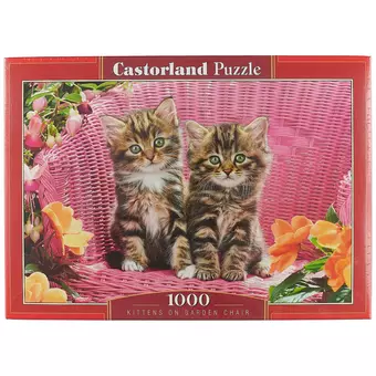 Пазл Castorland Котята на стуле 1000 эл., 68*47см. C-103775