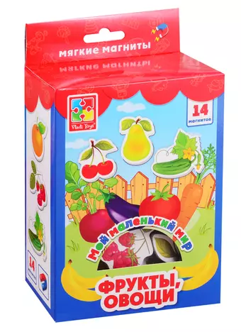 Игра  Vladi Toys Мой маленький мир Овощи, фрукты