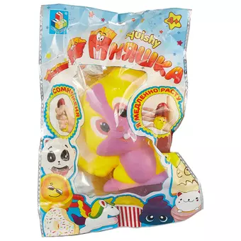 Игрушка-антистресс, 1TOY/Вантой, мммняшка squishy (сквиши), зайчик w47/12.5/12/6.5