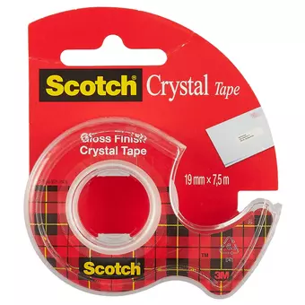 Клейкая лента Scotch Crystal 19 мм х 7.5 м