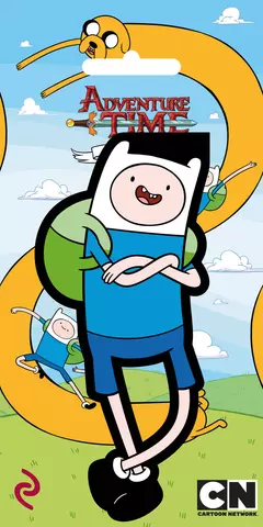 Adventure time Закладка фигурная Финн