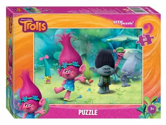 Пазл Trolls Step puzzle 60эл