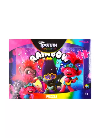 Пазл Step puzzle Trolls - 2 (DreamWorks) 35 элементов 91190