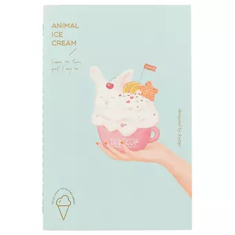 Тетрадь в линейку JoyTop, Animal Ice cream, 32 листа, в ассортименте