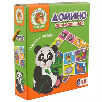 Игра настольная, ТМ Vladi Toys, Зоопарк Домино