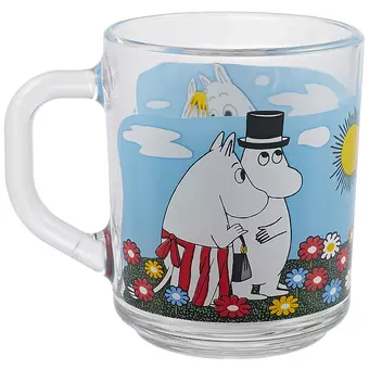 Кружка Moomin/Муми-тролли (стекло) (200мл)