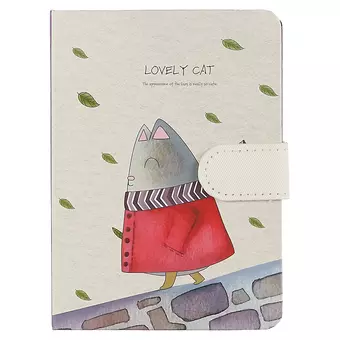 Блокнот «Lovely cat», 288 страниц, 10.5 х 14.5 см