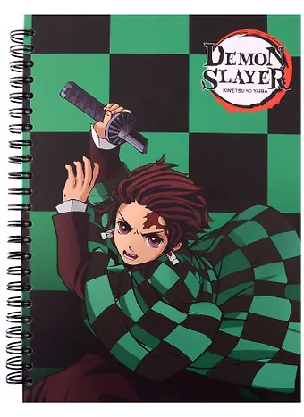 None Скетчбук Tanjiro Kamado V2 Demon Slayer, А5, 60 листов
