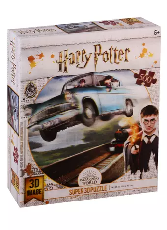 Пазл 3D Prime 3D 500 эл. Летающая машина (Harry Potter’s Ford Anglia)