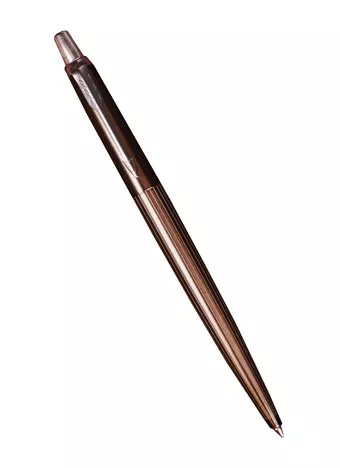 Ручка шариковая Parker, Jotter Premium Carlisle Brown Pinstripe CT, подарочная синяя