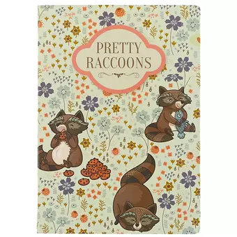 Блокнот «Pretty raccoons», 192 страницы, А5