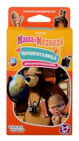 Настольная игра: Маша и Медведь: Перепрятаница