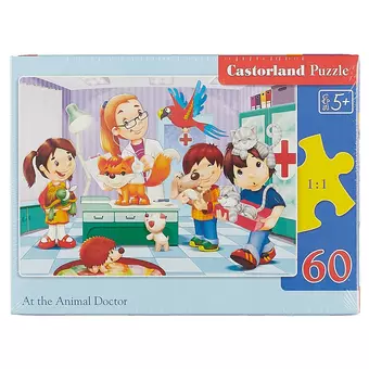 Пазл Castorland MIDI Ветеринар 60эл, 32*23см В-06847