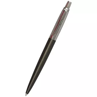 Ручка шариковая Parker, Jotter Premium Tower Grey Diagonal CT, подарочная синяя