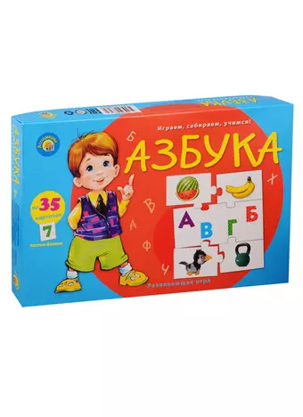 Игра Ассоциации 5 элементов АЗБУКА (Арт.ИН-8808)