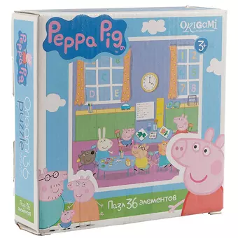 Пазл Оригами 36эл 212*212мм Peppa Pig 01552