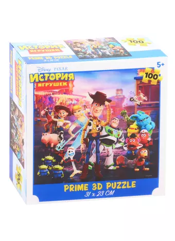 Пазл Стерео-пазл Prime 3D «История игрушек», 100 детал., 5+