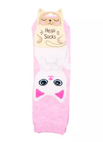 Носки Hello Socks Котенок (высокие) (36-39) (текстиль)